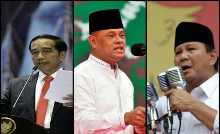 Jokowi, Gatot, Prabowo