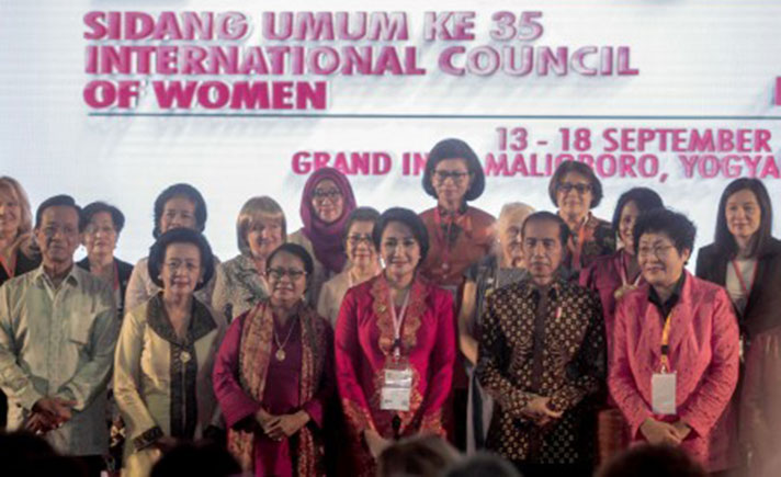 PRESIDEN JOKOWI HADIRI SIDANG ICW KE-35