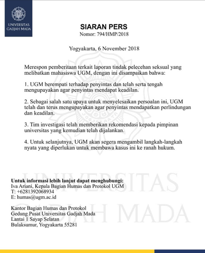 Kasus Perkosaan UGM, KKN UGM