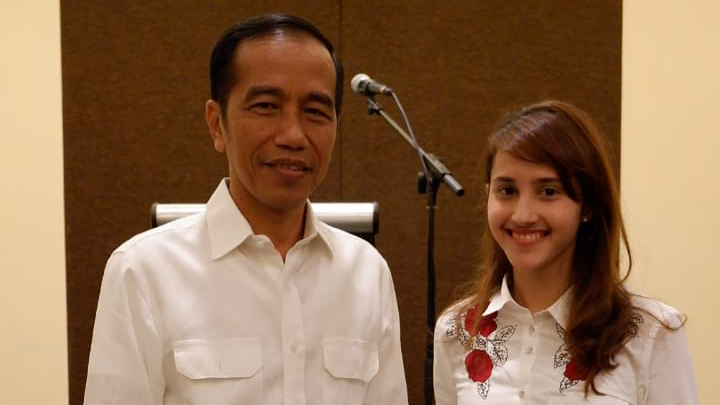 Tsamara dan Jokowi