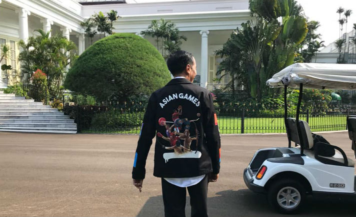 Jokowi Jaket Asian Games