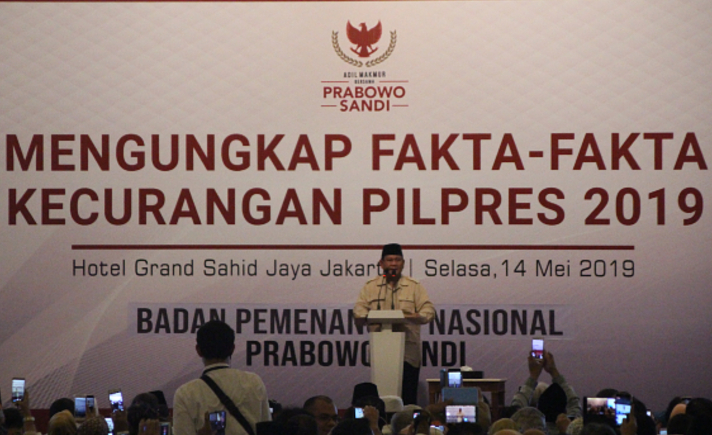 Prabowo fakta kecurangan