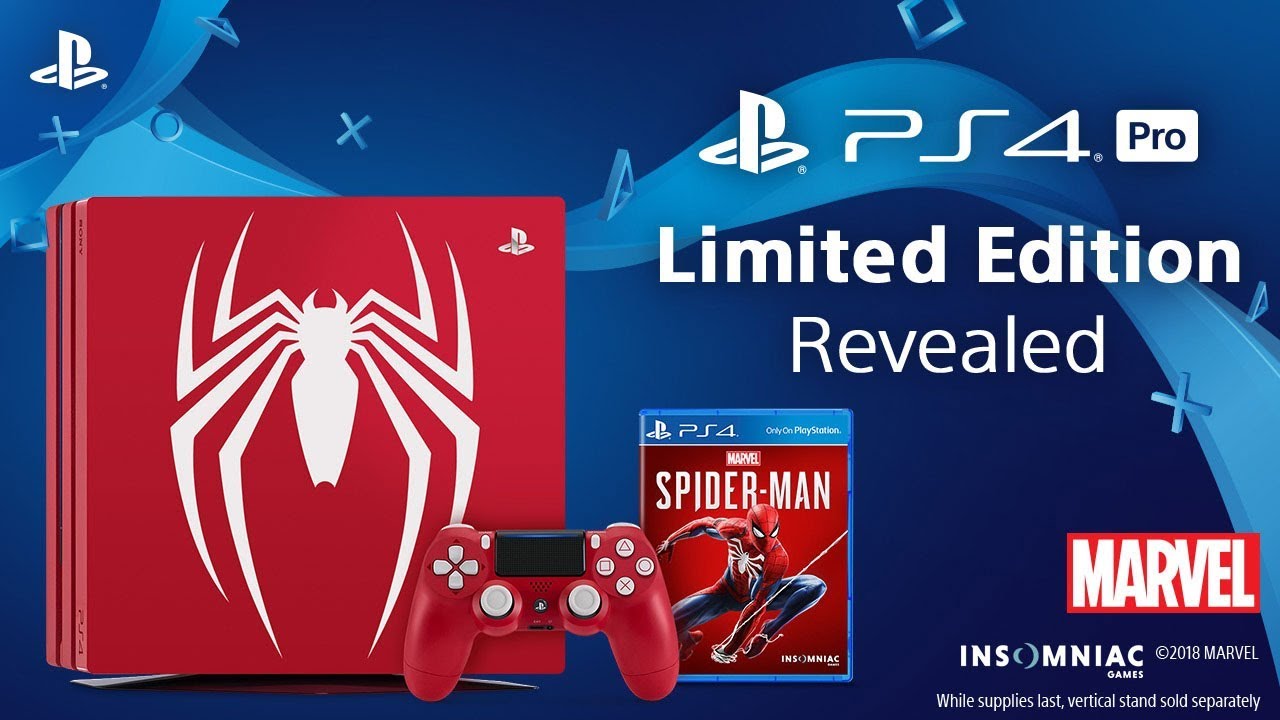 Console PS4 Pro Spider-Man Edition