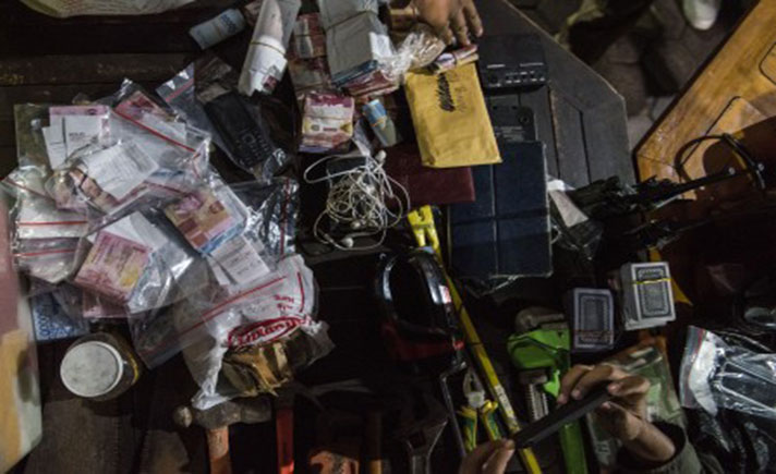 Barang Sitaan Lapas Sukamiskin