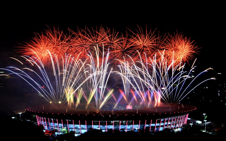 Pesta Kembang Api Asian Games 2018