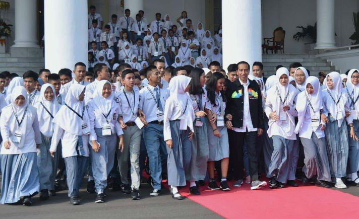 Jokowi dan Anak SMA