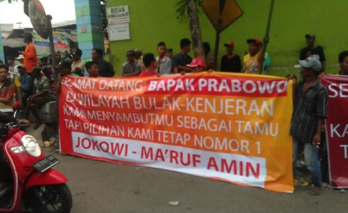 Spanduk Prabowo