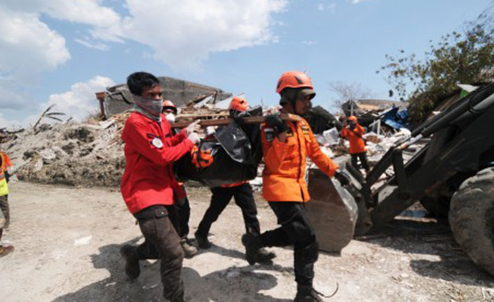 JENAZAH KORBAN GEMPA DI PETOBO