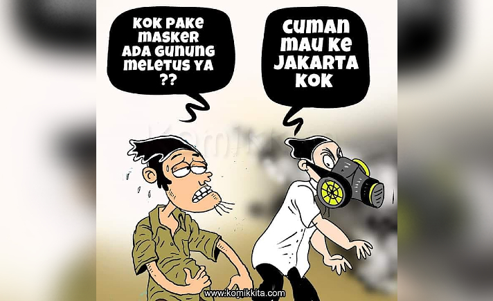 Meme Polusi Jakarta