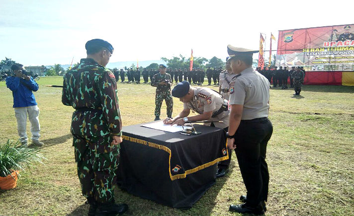 Sertijab Dansat Brimob Polda Papua Barat