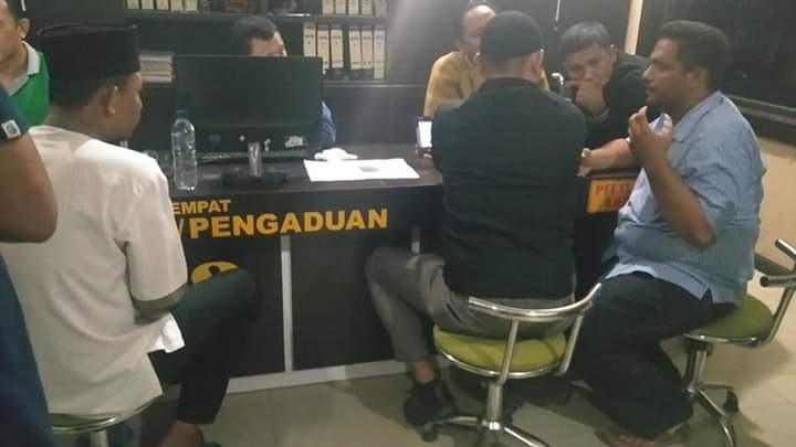 Ayah Feri di Polres Labuhanbatu