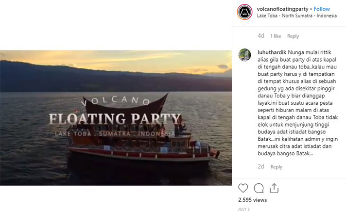 Capture Volcano Floating Party.