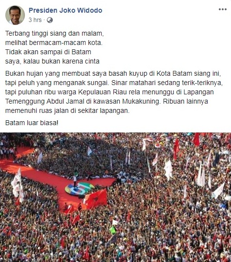 Facebook Jokowi