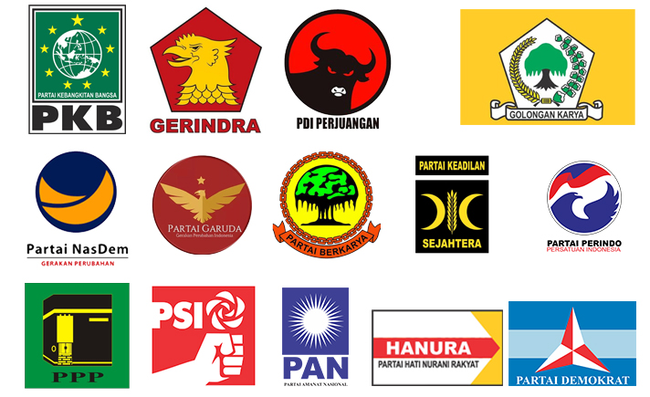 Logo 16 Partai Politik