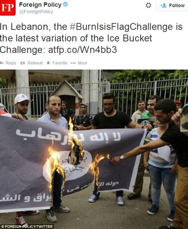 Pembakaran Bendera ISIS