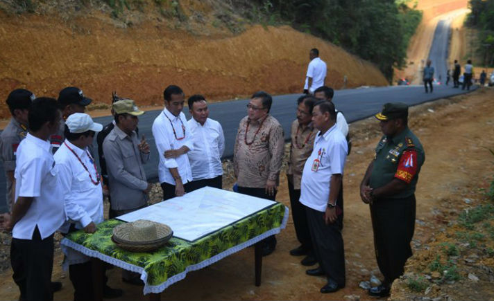 Jokowi di Palangkaraya