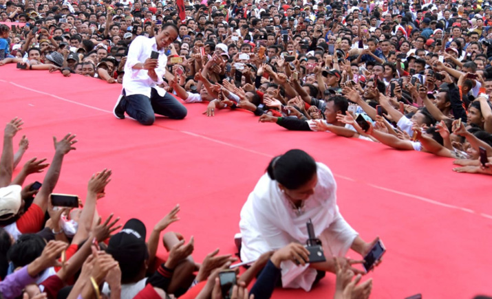 Meriahnya Kampanye Jokowi di Dumai