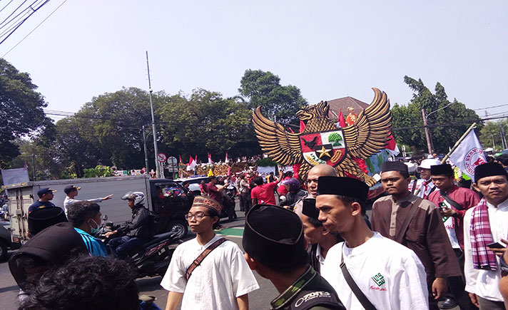 Simpatisan Jokowi-Maruf Amin