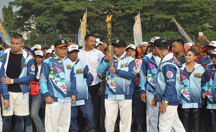 Kirab Obor Asian Paragames