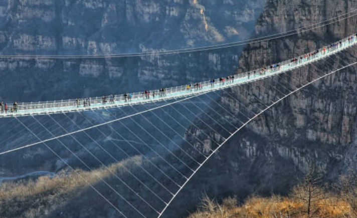 Jembatan kaca terpanjang di dunia