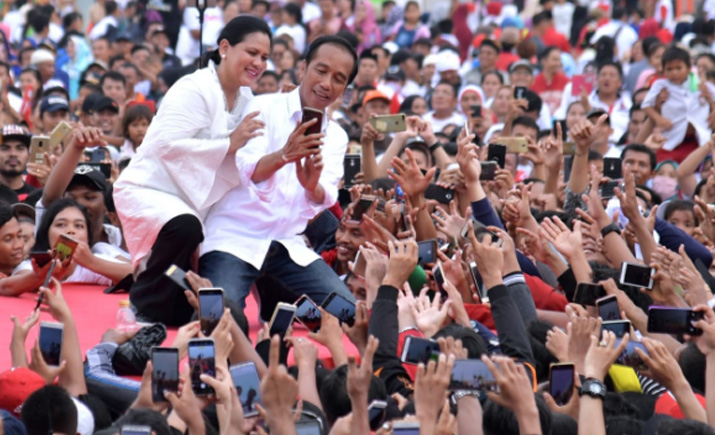 Meriahnya Kampanye Jokowi di Dumai