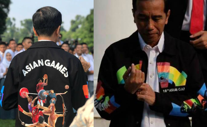 Jokowi Jaket Asian Games