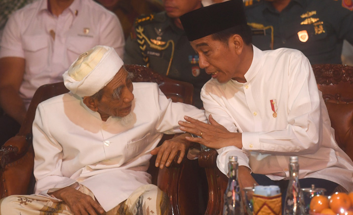 Maimoen Zubair, Jokowi