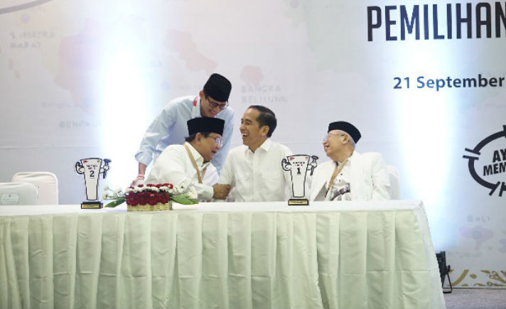Jokowi-Maruf Prabowo-Sandi
