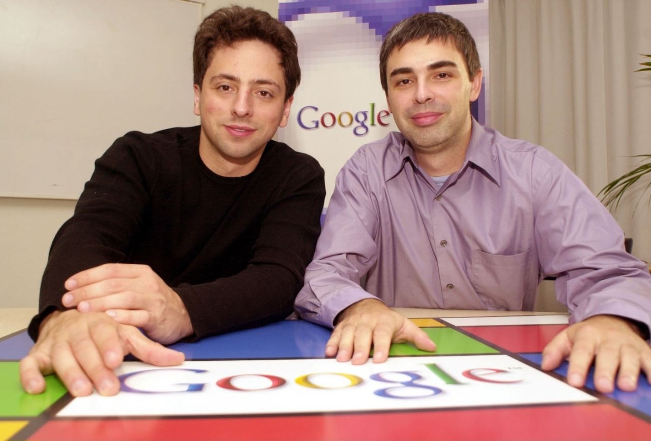 Larry Page dan Sergey Brin.