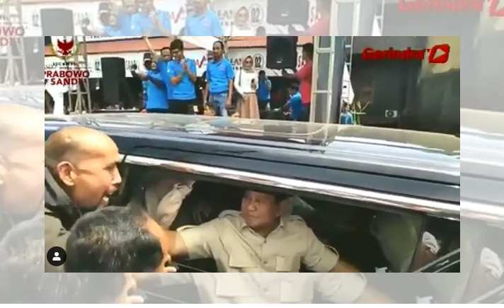 Lima Momen Prabowo Menangis