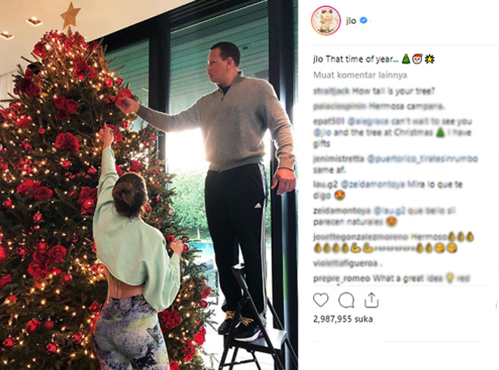Intip Persiapan Jennifer Lopez Jelang Natal 2018 Tagar