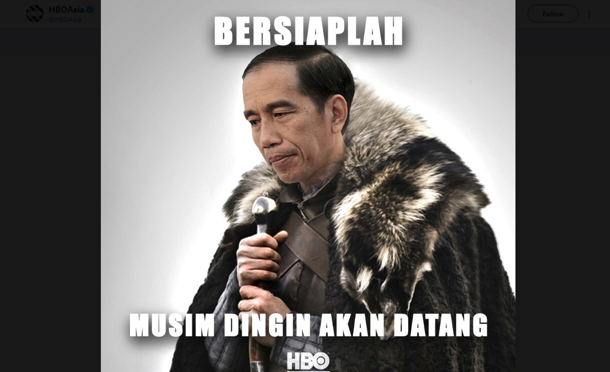 Ilustrasi Jokowi HBO