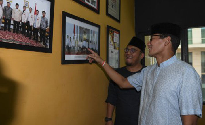 SANDIAGA TEMUI PEMUDA MUHAMMADIYAH