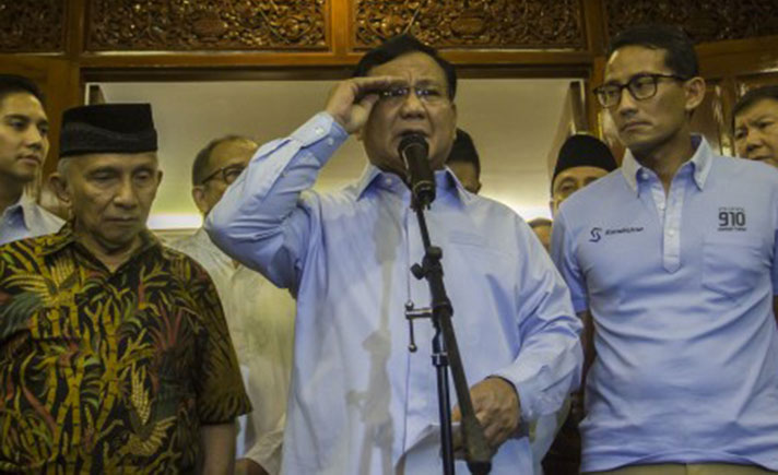 KETERANGAN PERS PRABOWO MENGENAI RATNA SARUMPAET