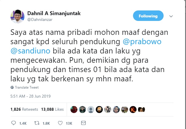 Dahnil  A Simanjuntak