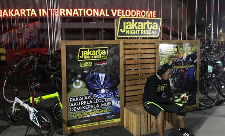 Jakarta Night Ride, sepeda, bersepeda