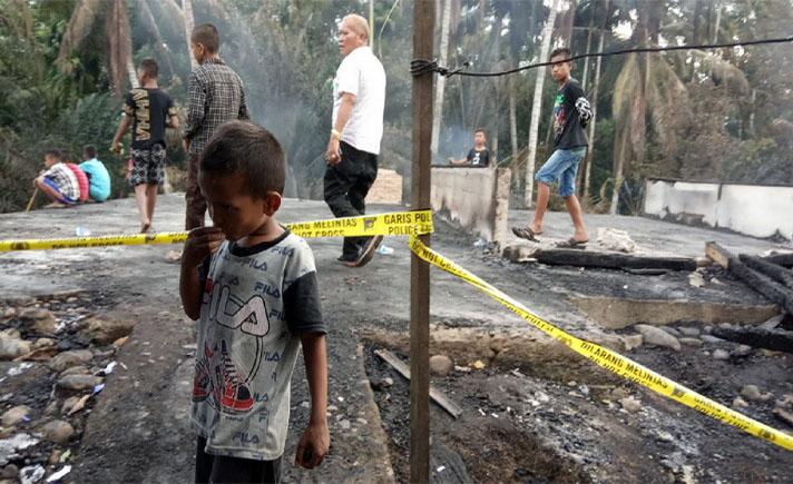 16 Rumah terbakar di singkil
