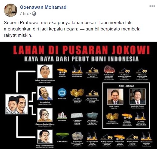 Lahan Prabowo