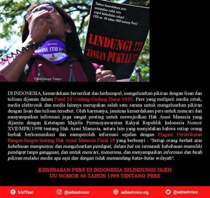 Kebebasan pers di Indonesia