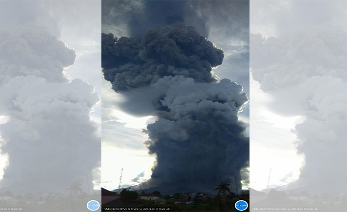 Sinabung erupsi