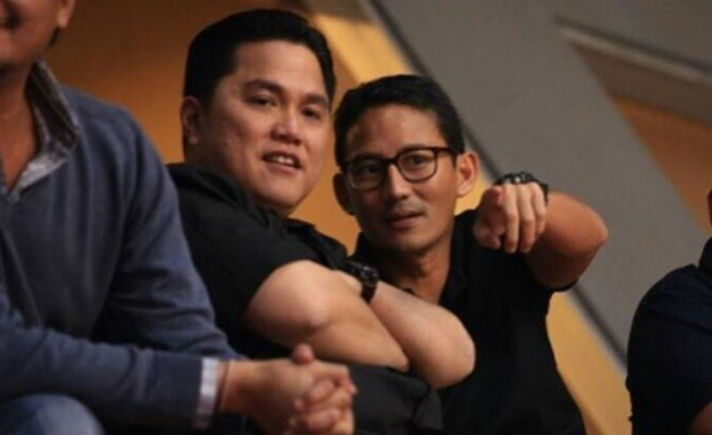 Erick Thohir - Sandiaga Uno