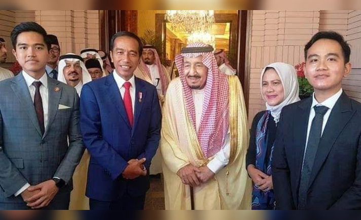 Keluarga Jokowi temu Raja Salman