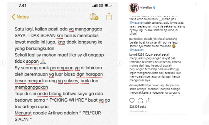 Postingan Via Vallen 2
