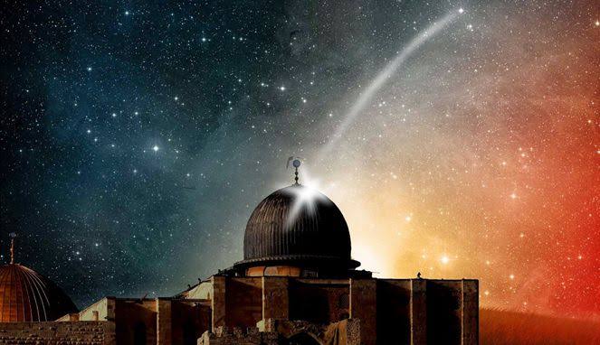 Ilustrasi Isra Mikraj, Masjid