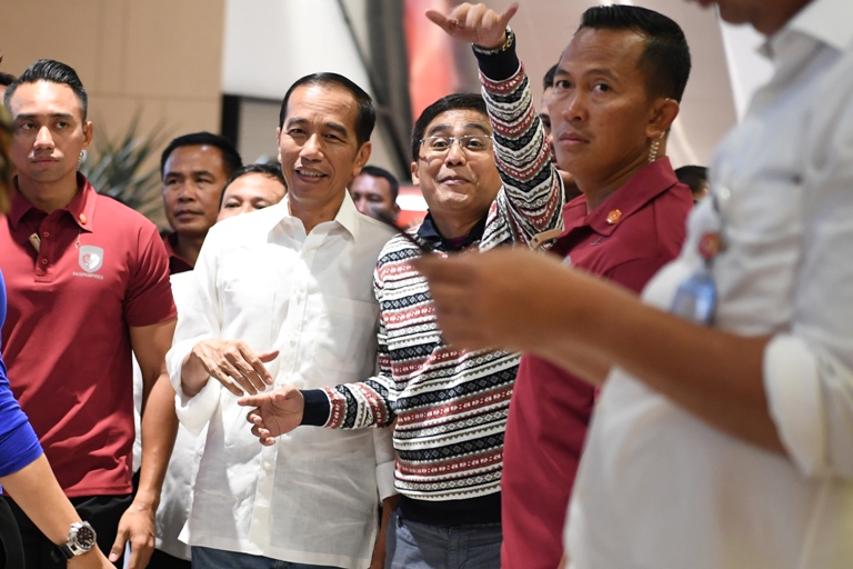 Jokowi di Mal Tunjungan