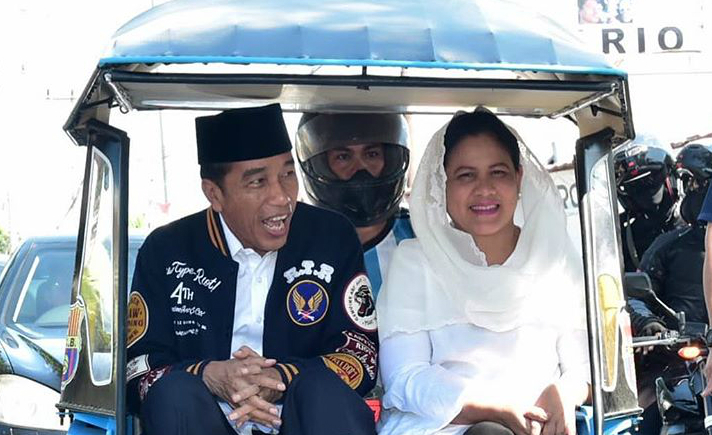 Jokowi dan Iriana