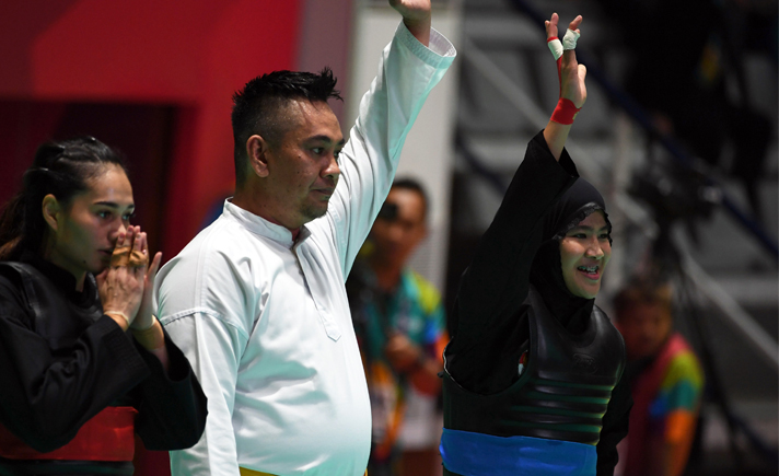 Pipiet Kamelia atlet cabang olahraga pencak silat Indonesia