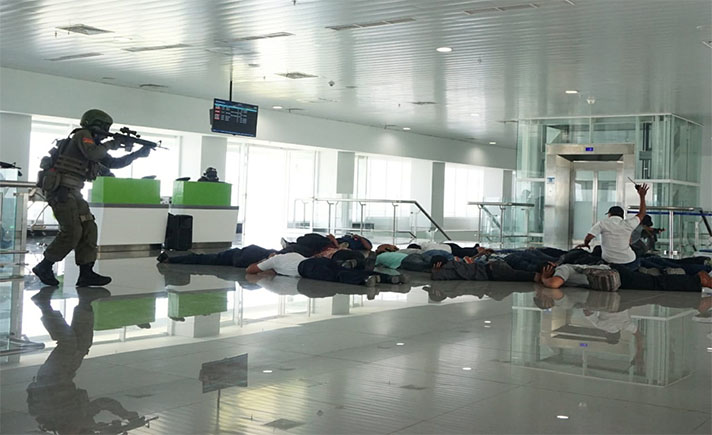 Pengamanan Bandara Ahmad Yani