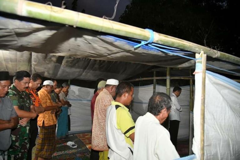 Presiden Bersama Korban Gempa Lombok