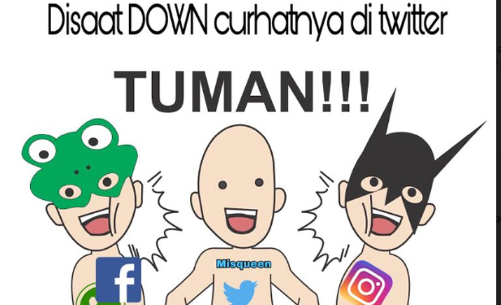 Down 12 jam, Netizen Bikin Meme Kocak Hashtag InstagramDown